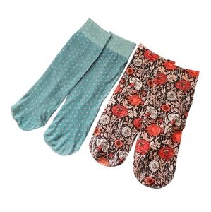 ‼️Club Monaco Womens Floral & Polka Dot Socks Set Sockettes